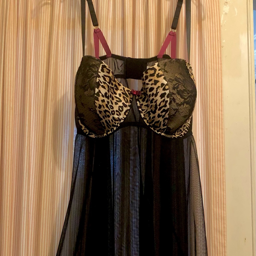 Lane Bryant Cacique leopard lingerie plus size 26